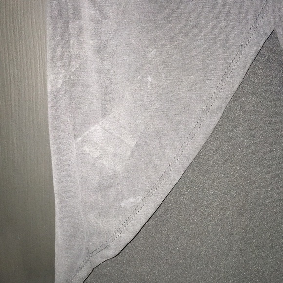 Grey skirt with front split - Picture 12 of 13